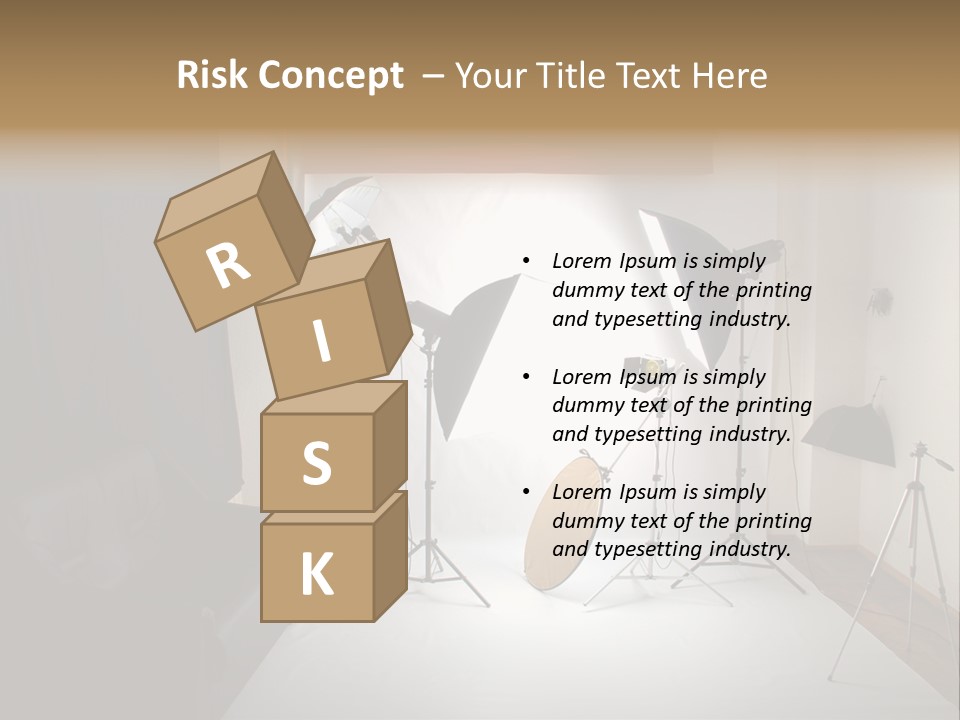 Copy Spotlight Strobe PowerPoint Template