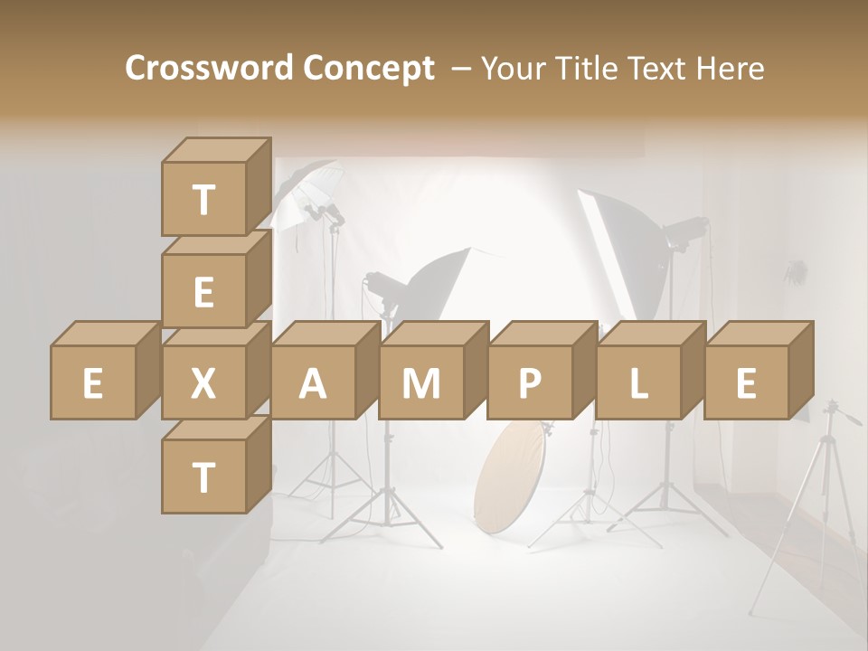 Copy Spotlight Strobe PowerPoint Template