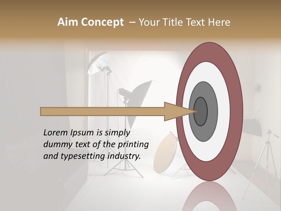 Copy Spotlight Strobe PowerPoint Template