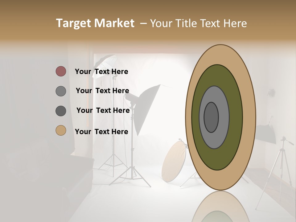 Copy Spotlight Strobe PowerPoint Template