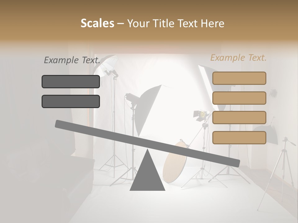 Copy Spotlight Strobe PowerPoint Template