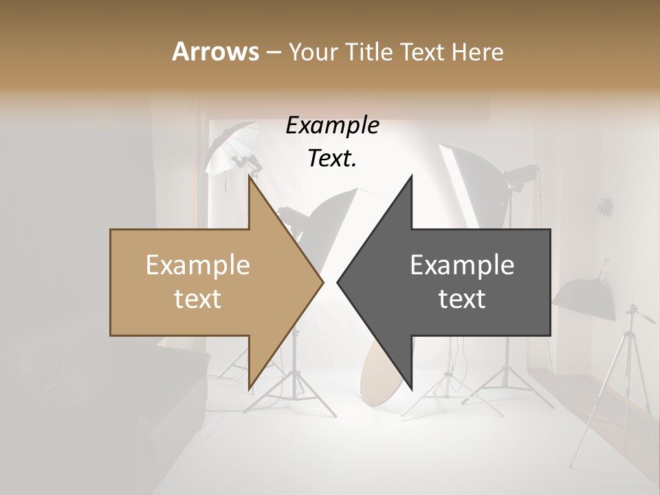Copy Spotlight Strobe PowerPoint Template