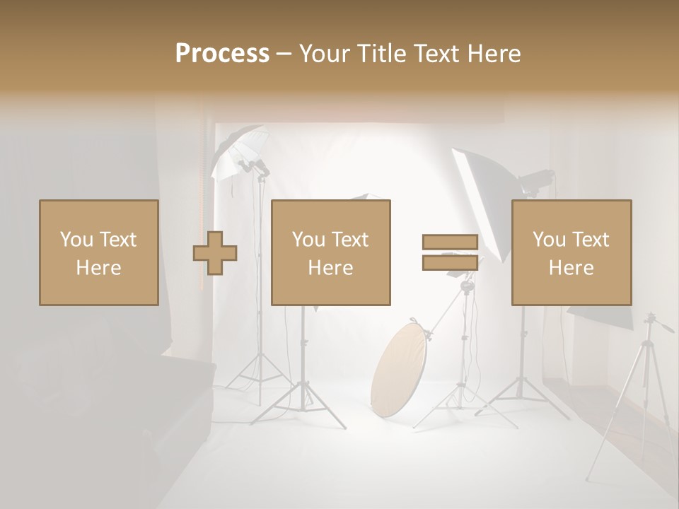 Copy Spotlight Strobe PowerPoint Template