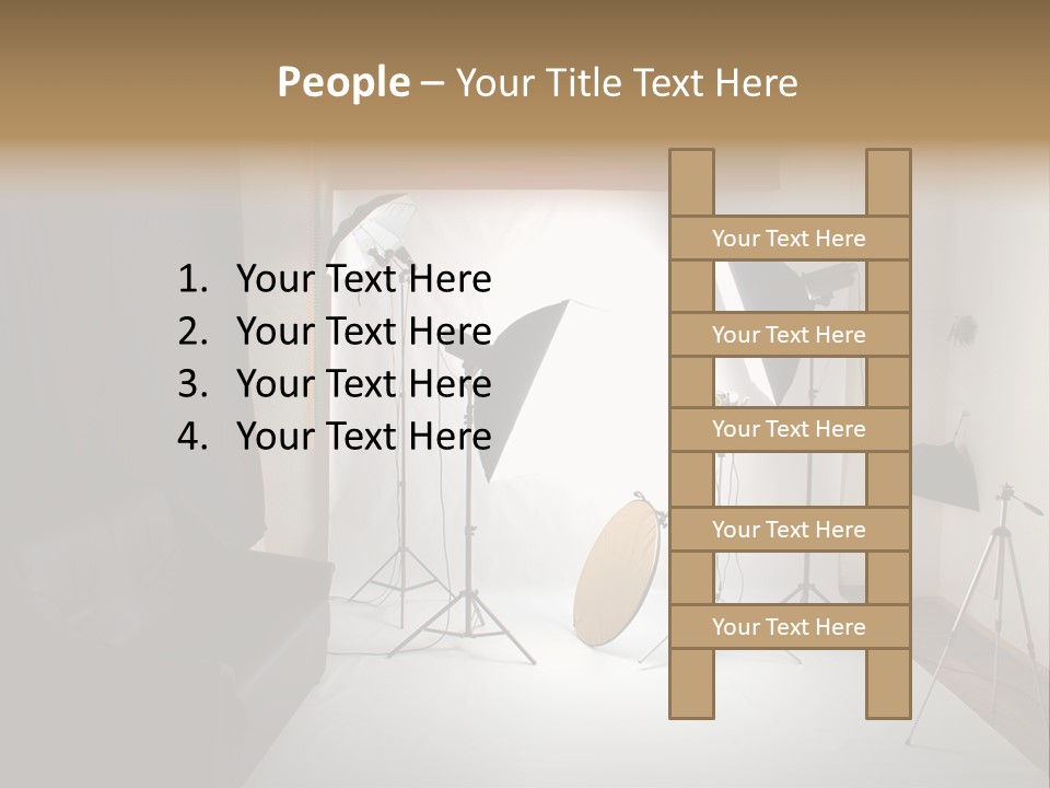 Copy Spotlight Strobe PowerPoint Template
