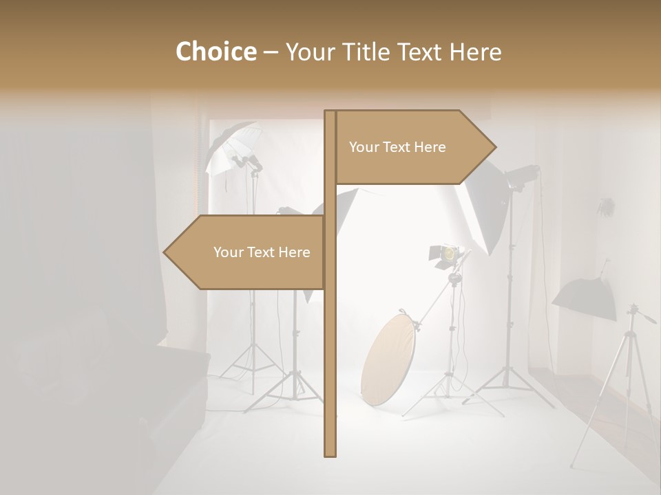 Copy Spotlight Strobe PowerPoint Template