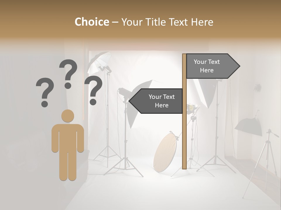 Copy Spotlight Strobe PowerPoint Template