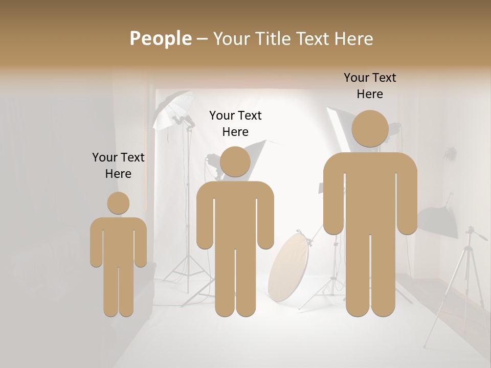 Copy Spotlight Strobe PowerPoint Template