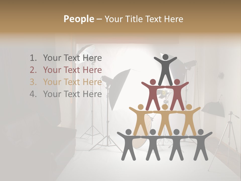 Copy Spotlight Strobe PowerPoint Template