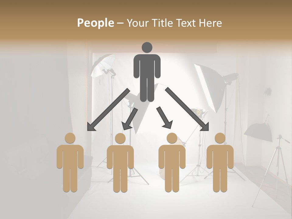 Copy Spotlight Strobe PowerPoint Template