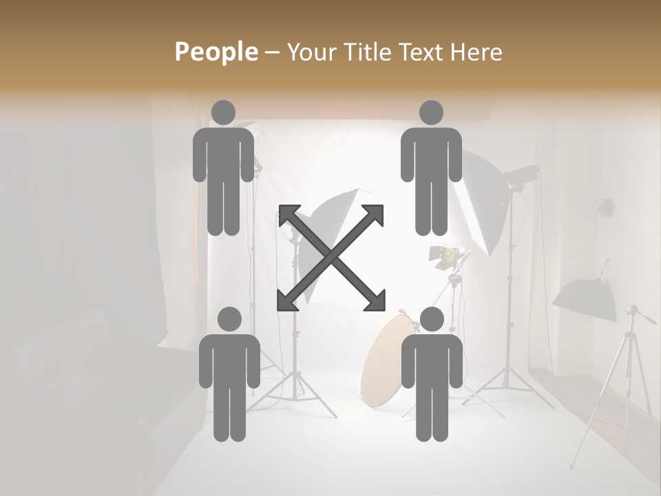 Copy Spotlight Strobe PowerPoint Template