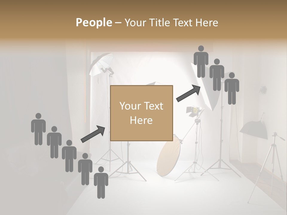 Copy Spotlight Strobe PowerPoint Template