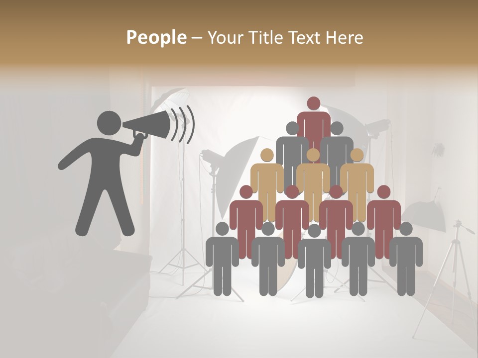 Copy Spotlight Strobe PowerPoint Template