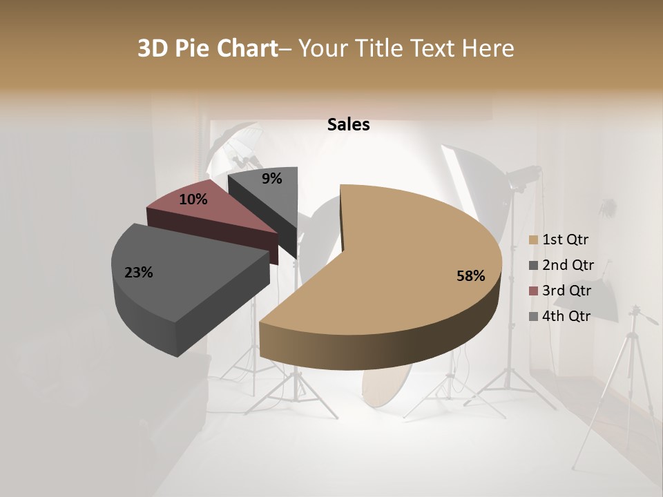 Copy Spotlight Strobe PowerPoint Template