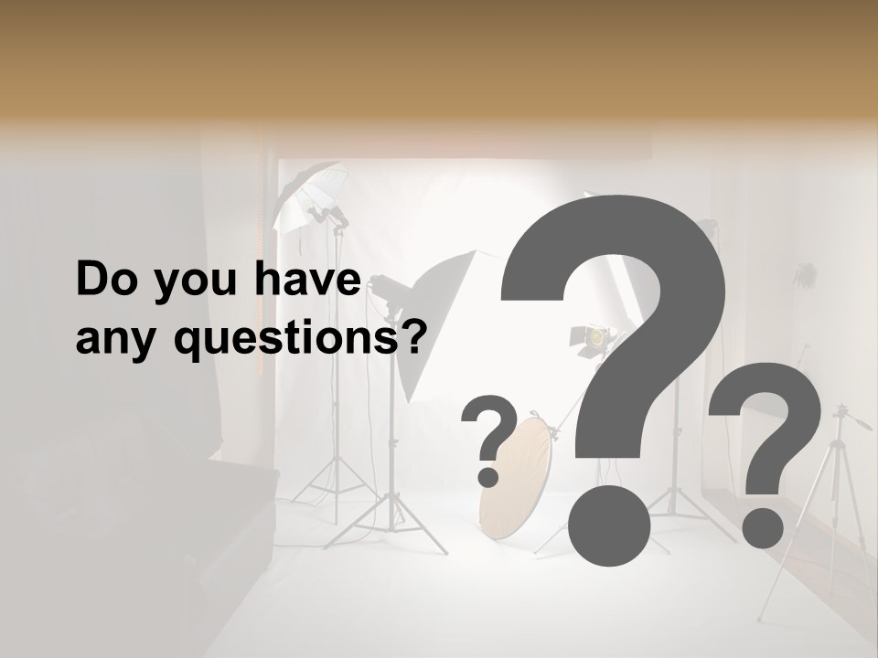 Copy Spotlight Strobe PowerPoint Template