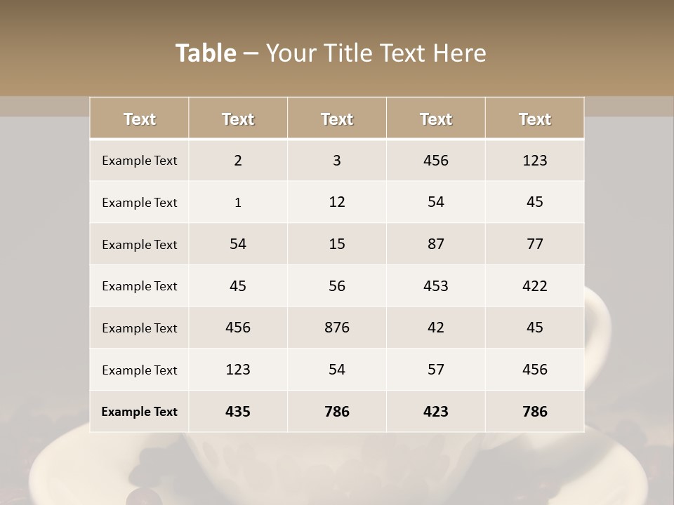 Beige Full Morning PowerPoint Template