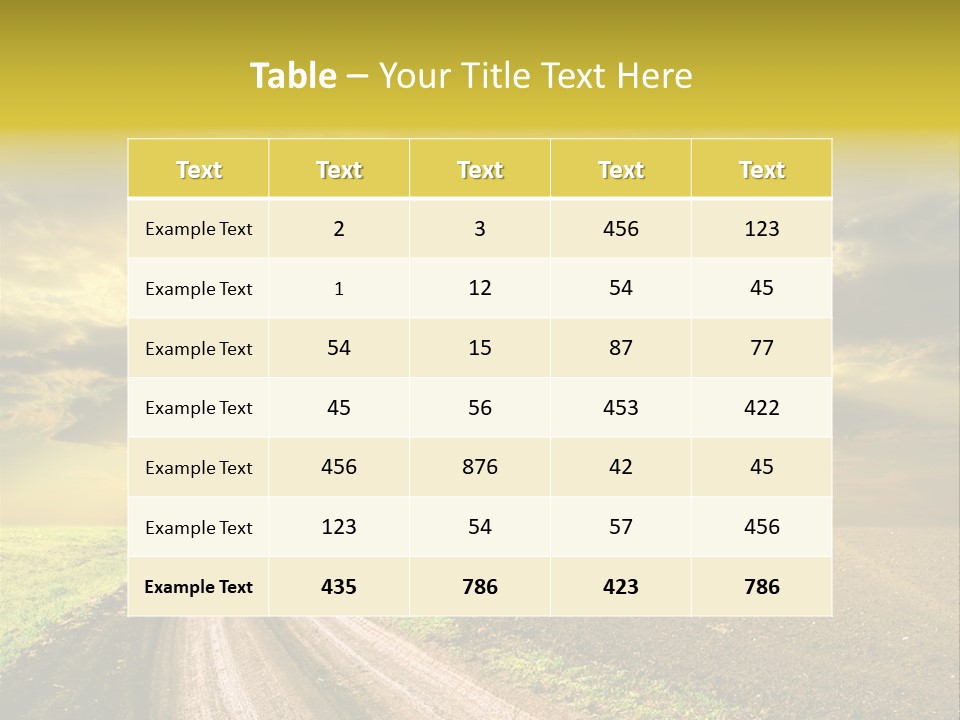 Bread Autumn Gold PowerPoint Template