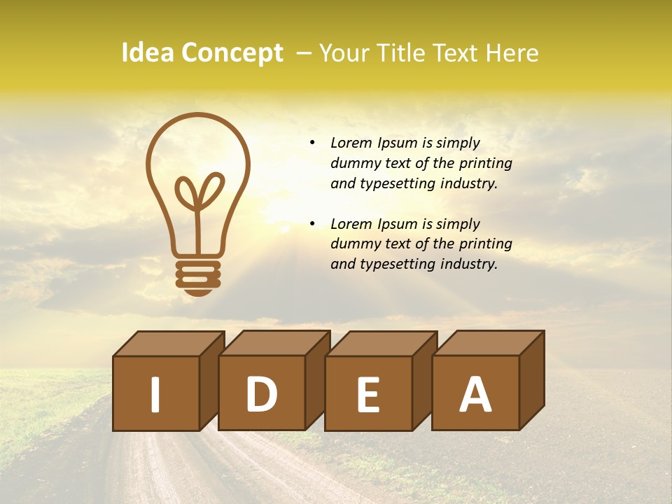 Bread Autumn Gold PowerPoint Template