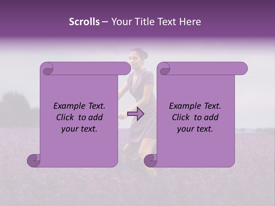 Lit People Back PowerPoint Template