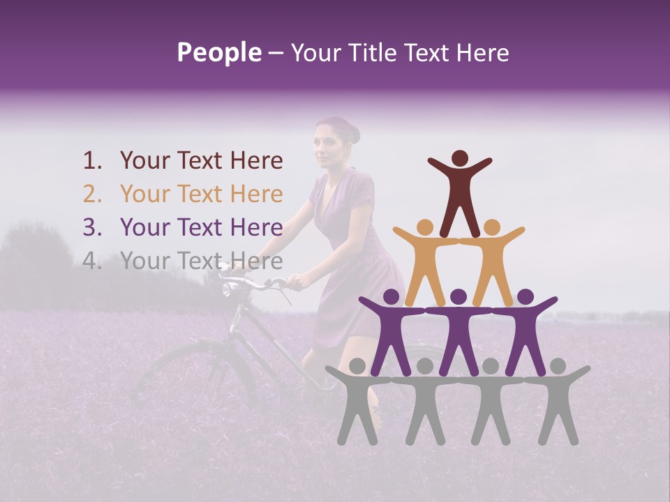 Lit People Back PowerPoint Template