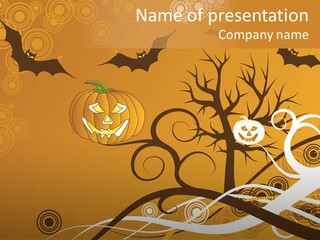 Illustration Decoration Creative PowerPoint Template