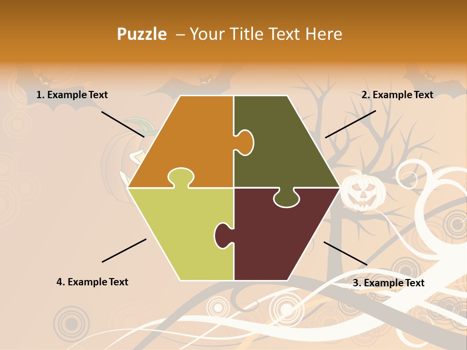 Illustration Decoration Creative PowerPoint Template