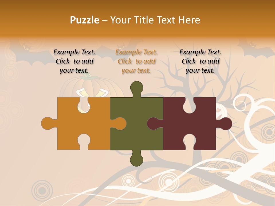 Illustration Decoration Creative PowerPoint Template