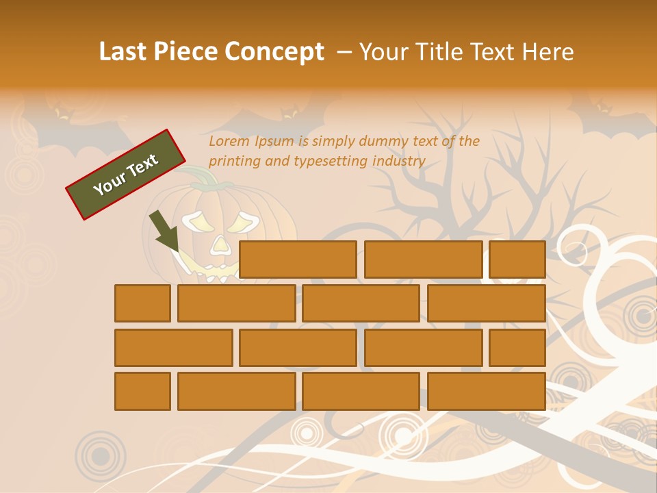 Illustration Decoration Creative PowerPoint Template