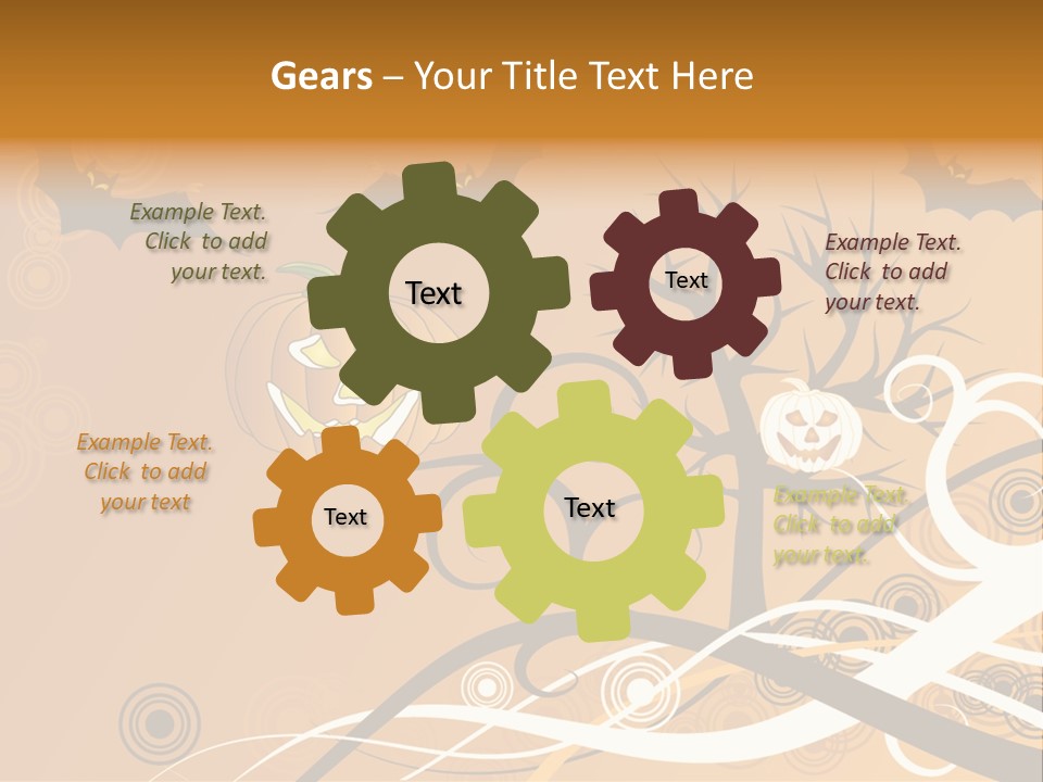 Illustration Decoration Creative PowerPoint Template