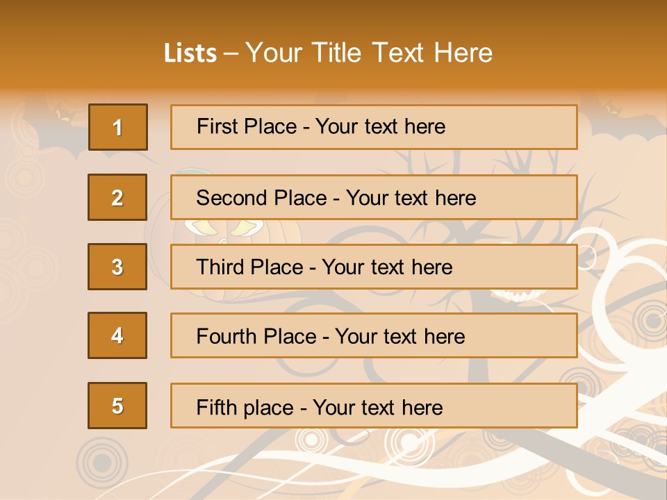 Illustration Decoration Creative PowerPoint Template