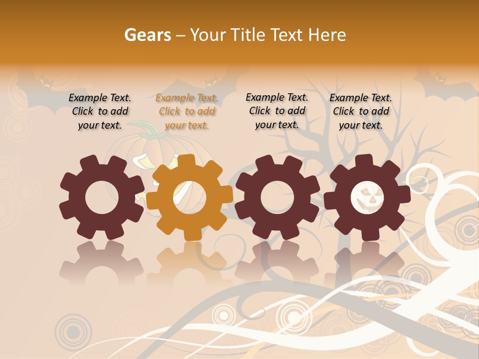 Illustration Decoration Creative PowerPoint Template