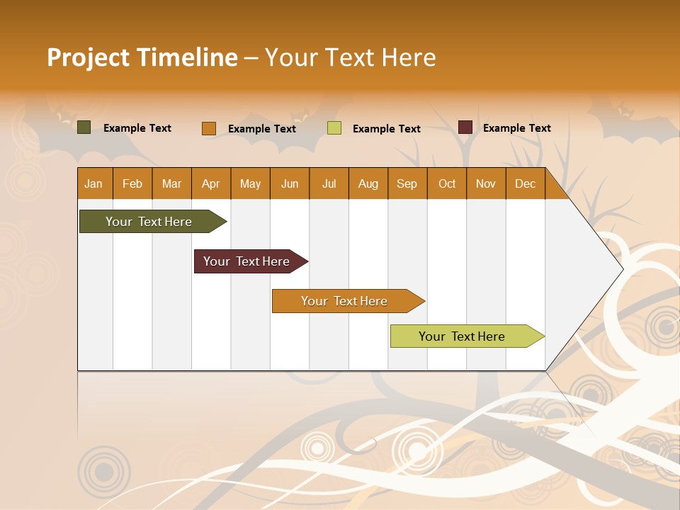 Illustration Decoration Creative PowerPoint Template