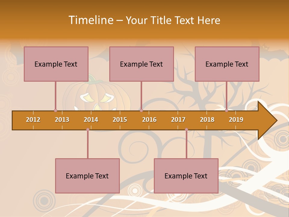 Illustration Decoration Creative PowerPoint Template