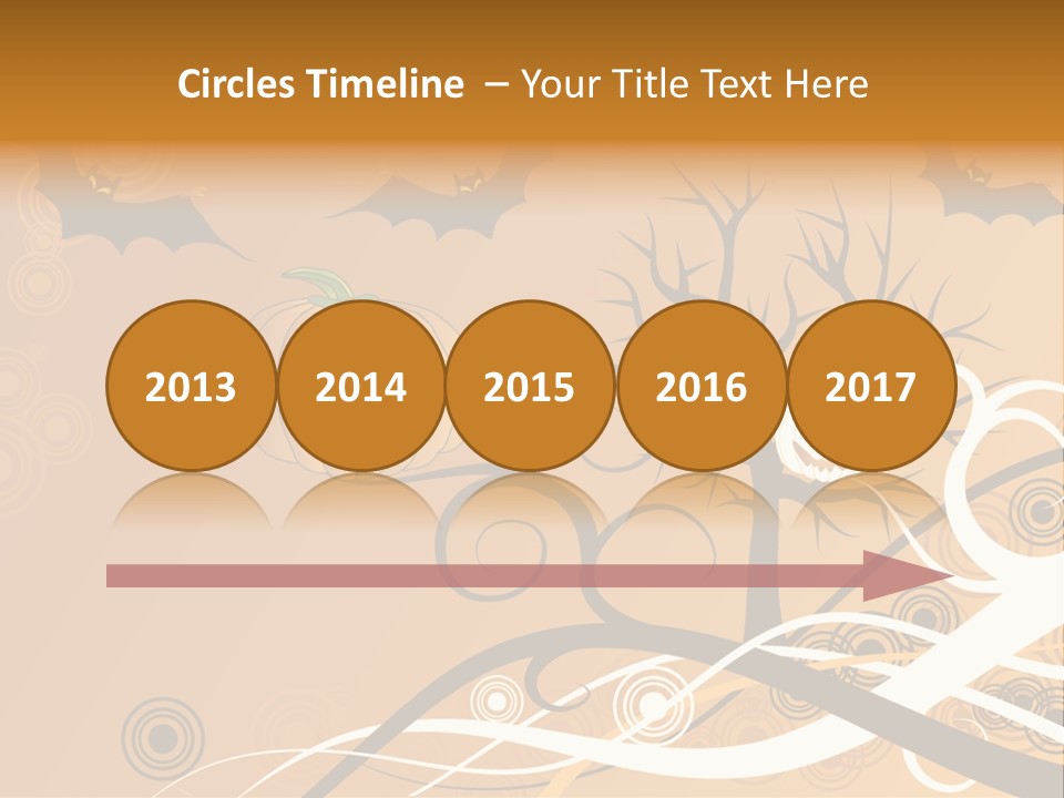 Illustration Decoration Creative PowerPoint Template