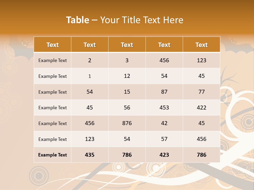 Illustration Decoration Creative PowerPoint Template