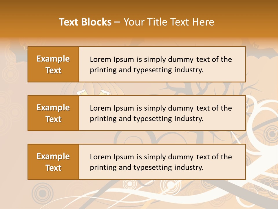 Illustration Decoration Creative PowerPoint Template