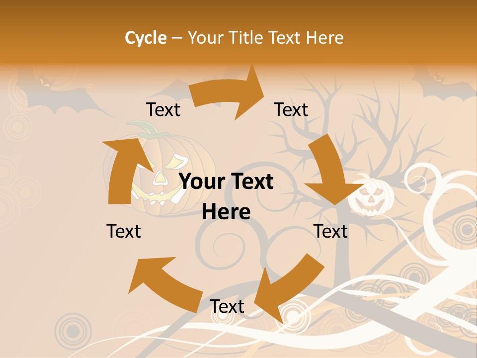 Illustration Decoration Creative PowerPoint Template