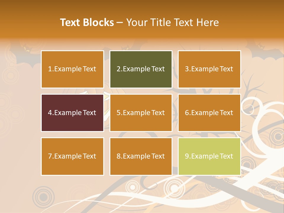 Illustration Decoration Creative PowerPoint Template