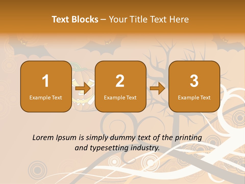 Illustration Decoration Creative PowerPoint Template