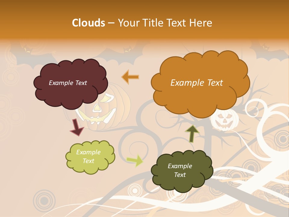 Illustration Decoration Creative PowerPoint Template