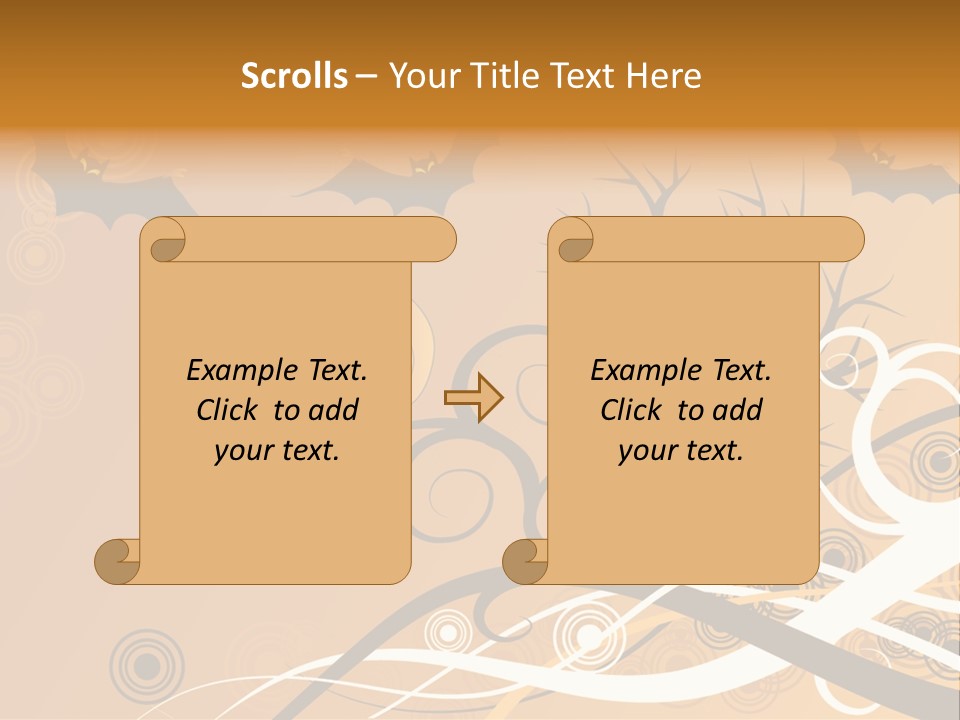 Illustration Decoration Creative PowerPoint Template