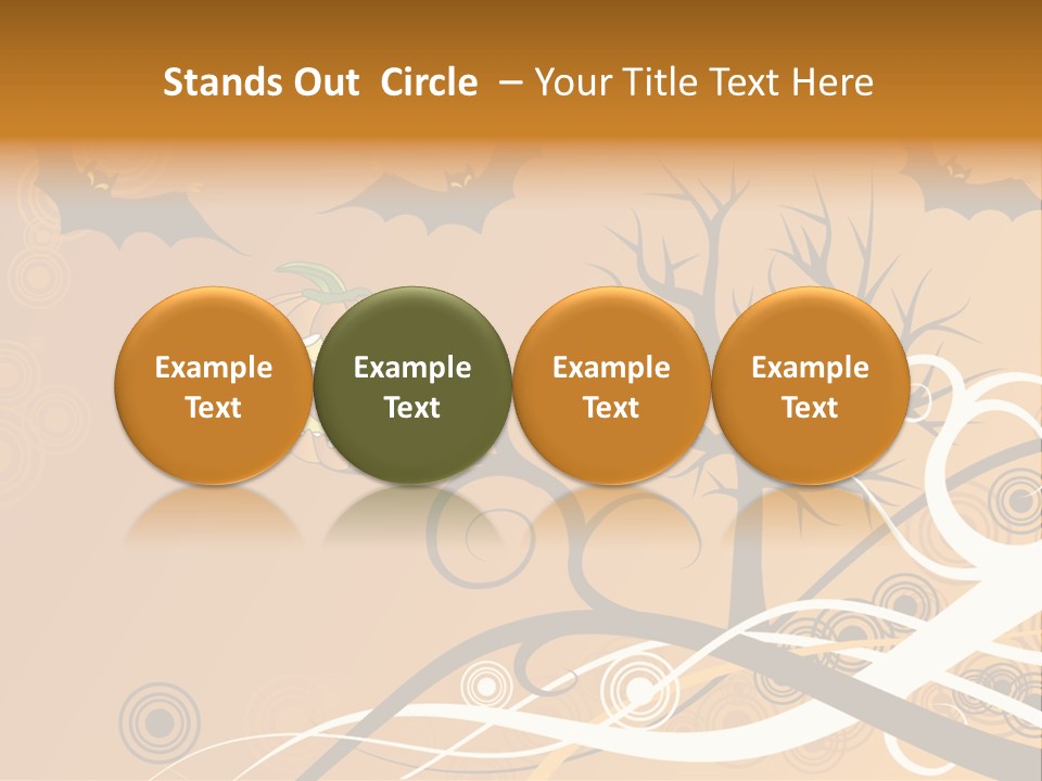 Illustration Decoration Creative PowerPoint Template