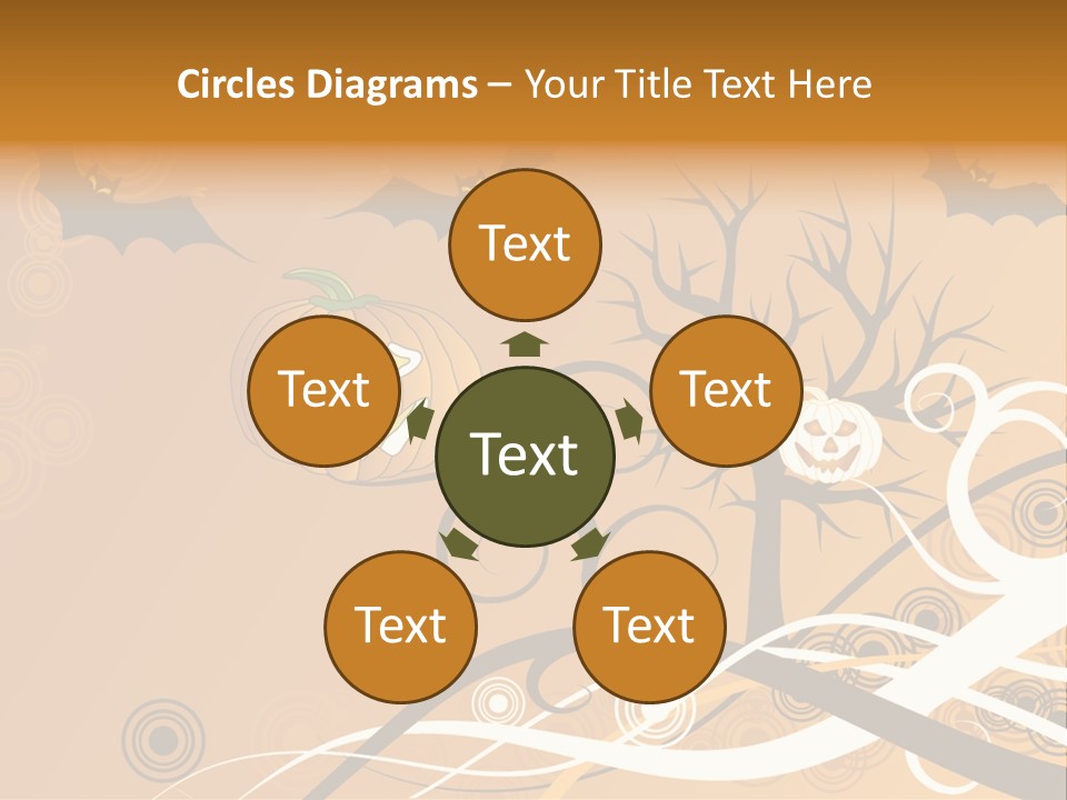 Illustration Decoration Creative PowerPoint Template