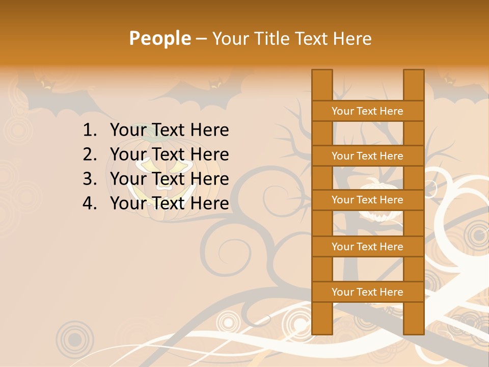 Illustration Decoration Creative PowerPoint Template