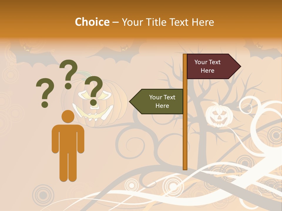 Illustration Decoration Creative PowerPoint Template