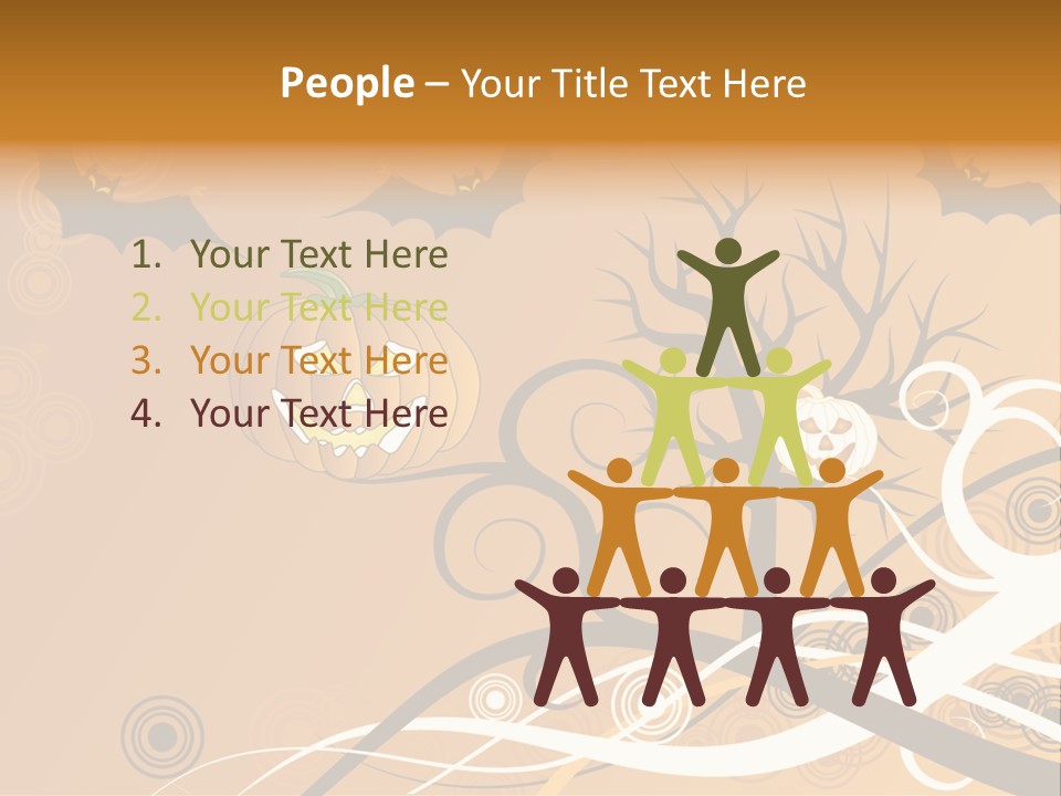 Illustration Decoration Creative PowerPoint Template