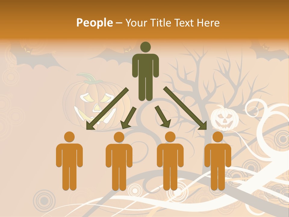 Illustration Decoration Creative PowerPoint Template