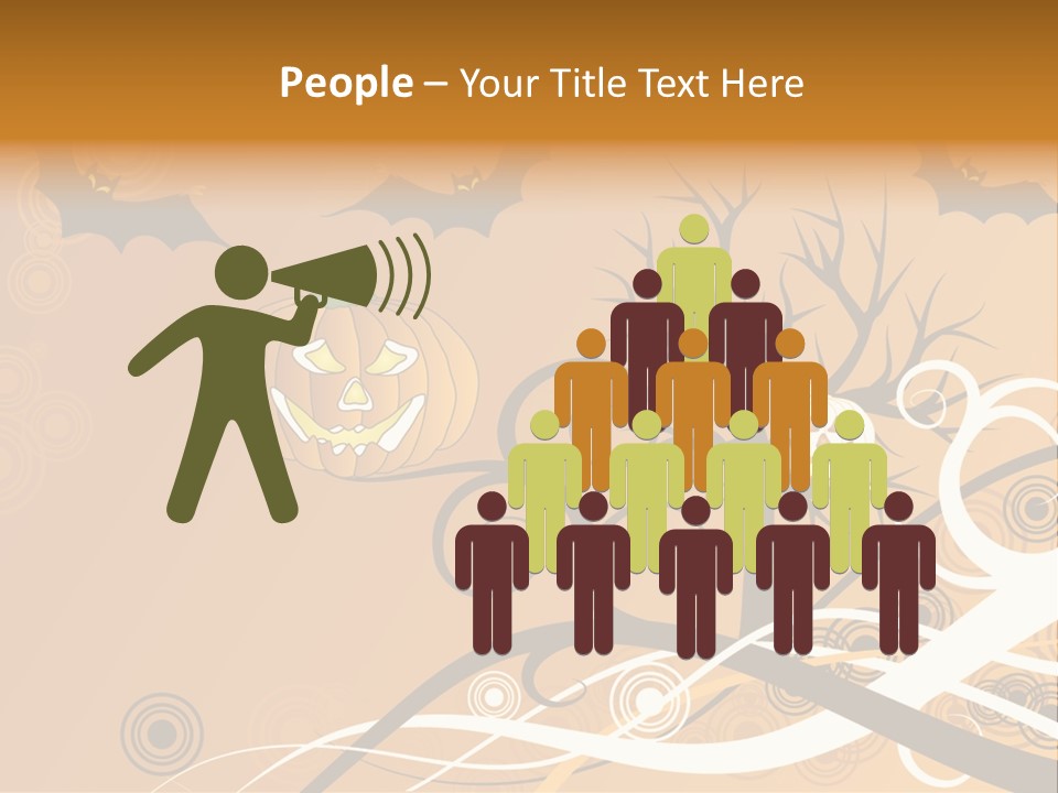 Illustration Decoration Creative PowerPoint Template