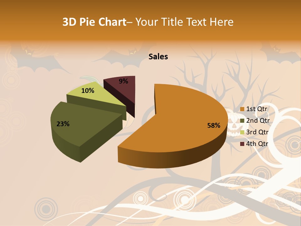 Illustration Decoration Creative PowerPoint Template