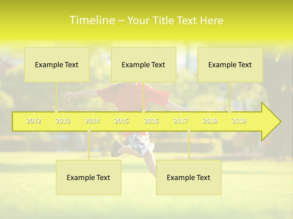 Young Football Park PowerPoint Template