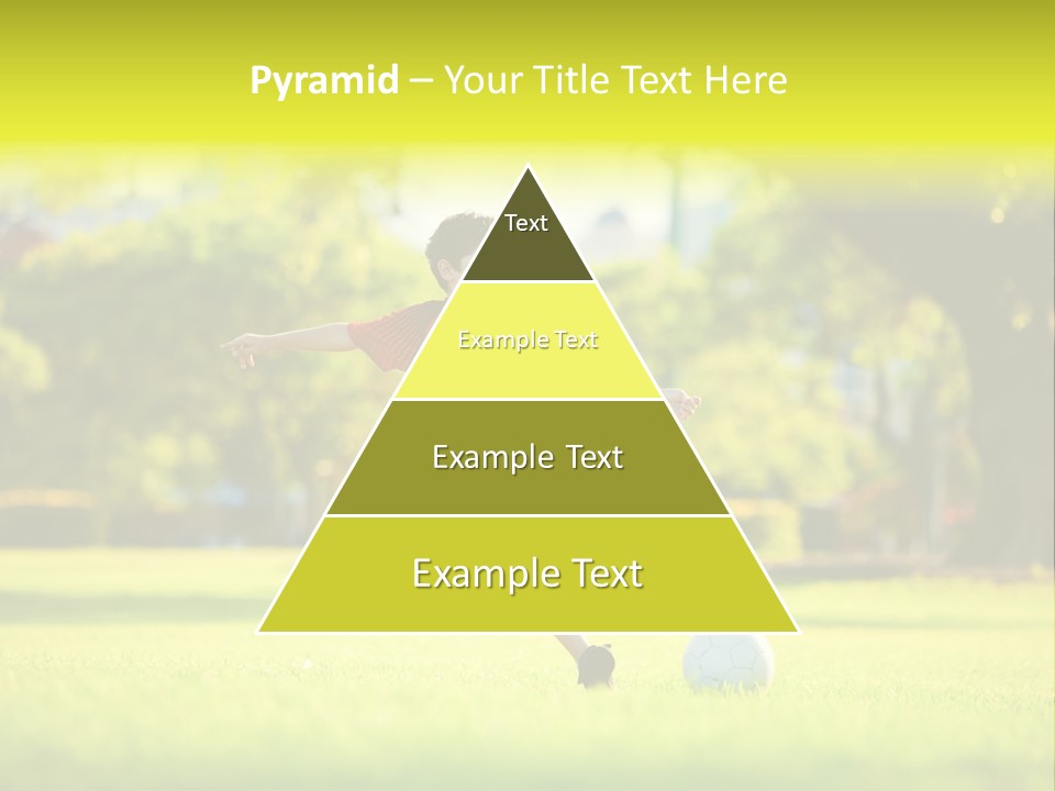 Young Football Park PowerPoint Template